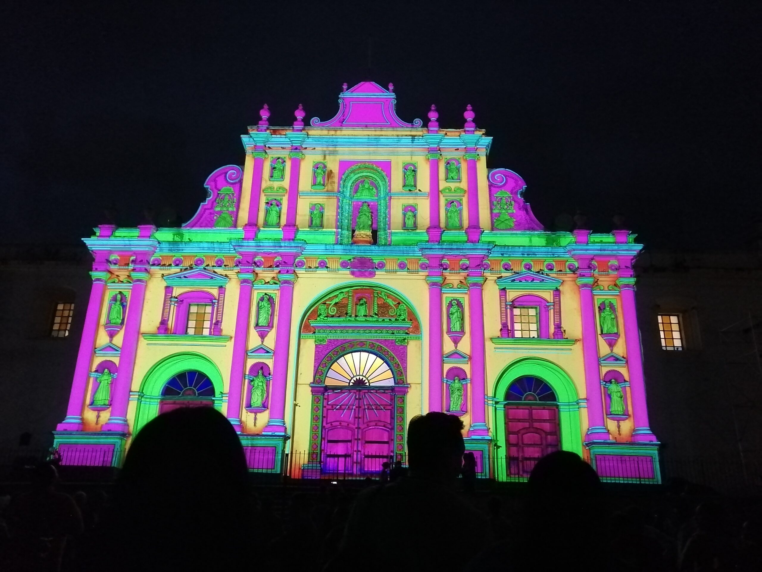 Todo sobre el videomapping en La Antigua Guatemala