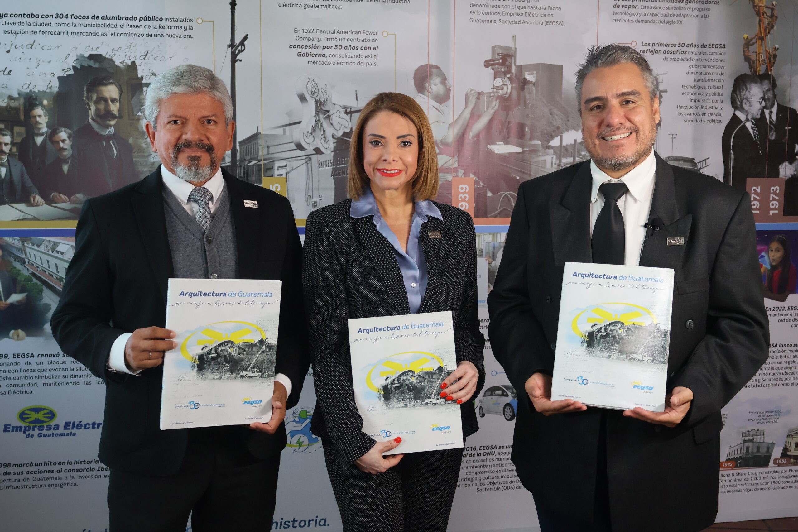 EEGSA celebra su 130 aniversario con una obra que resalta el patrimonio nacional    